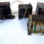 Régi rádióból bontott transzformátorok .- 4 db egybe. fotó