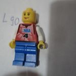 RÉGI LEGO FIGURA , EMBER NBA MEZBEN -4- SZÁMMAL (Minifigura fotó