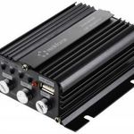 Renkforce RF-CMP-202 2 csatornás végfok 100 W Bluetooth?-/USB hanglejátszás, Hangerő-/basszus-/ma... fotó
