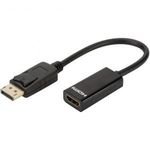 DisplayPort / HDMI adapter [1x DisplayPort dugó - 1x HDMI alj] fekete, Digitus fotó