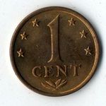 Holland Antillák bronz 1 Cent 1976 aUNC fotó
