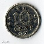 Holland Antillák nikkel 10 Cent 1979 fotó