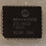27LV512-20L Microchip 512K (64Kx8) Low-Voltage CMOS OTP EPROM, 10 darab egyben fotó