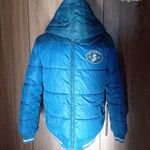 Chapter Young kék kapucnis pufi kabát steppelt téli kabát 158/164 12-14 év m54 h69 d52 cs47 v45 u61 fotó