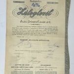 Magyar Jelzálog-Hitel Bank Jelzáloglevél 4% záloglevél 100 forintról 1897 1Ft NMÁ fotó