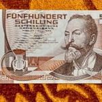 1985 -ös AUNC hajtatlan AUSTRIA 500 Schilling vízjeles fémszálas bankó!! RITKÁBB!!! (L1252) fotó