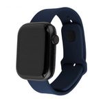 FIXED Silicone Sporty Strap Set for Apple Watch 38/40/41mm Blue FIXSST2-436-BL Telefon, Okosóra O... fotó