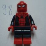 RÉGI MARVEL LEGO FIGURA -28- Spider-Man - Black Web Pattern, Red Torso Small Vest, Red Boots fotó