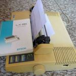 Epson LX-86 Matrix Printer, nyomtató, működik, könyvvel, kábellel, retró fotó