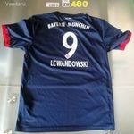 (480.) Adidas FC Bayern München 28-as mez. Használt! 2017-2018 LEWANDOWSKI 9 fotó
