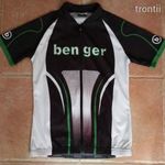 BENGER zöld fekete kerékpáros biciklis mez gyerek vagy női S M 164 fotó
