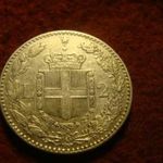Olasz ezüst 2 lira 1887 10 gramm 0.835 fotó