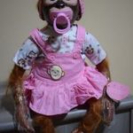Új! Ziyiui reborn majom baba fotó