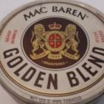 Mac Baren Golden Blend pipadohány fémdoboz régi eladó fotó