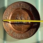 Bronzos dísz tál 44 cm átmérőjű, eladó. fotó