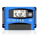 MPPT napelemes vezérlő 60A 80A 100A fotovoltaikus panel töltésszabályozó 12V 24V dual USB fotó