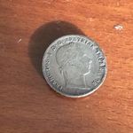 1862 ezüst 1/4 FL érme fotó