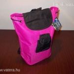 Gyöngyvászon hátizsák kiránduláshoz túrázáshoz edzéshez válltáska tornazsák ÚJ rózsaszín fotó