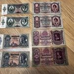 8db 10-20-50-100 pengő bankjegy fotó