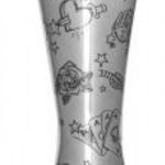 Aero Jigger Tattoo/ tatto mintás bártender mérce ezüst színű 25/50 ml fotó