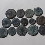 14 darab római érme LOT fotó