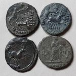 4 darab római érme LOT I. Constantninus halotti érméi fotó