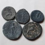 5 darab római provinciális érme LOT fotó