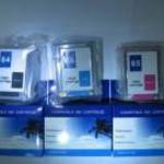HP 84 Bk, HP 85 C-M-Y-LC-LM autoreset chip, tölthető tintapatron eladó! fotó