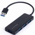 Gembird 4-portos USB 3.1 HUB Black fotó