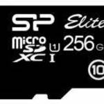 Silicon Power Micro SDXC 256GB Class 10 Elite UHS-1 +Adapter memóriakártya fotó