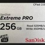 SanDisk Extreme Pro SDCFSP-256G-G46D 256 GB CFAST 2.0 525 MB/s VPG130 memóriakártya fotó
