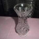Ibolya váza vastag üveg 15 cm magas fotó