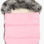 Luxus téli lábzsák füles kapucnis New Baby Alex Wool pink - NEW BABY fotó