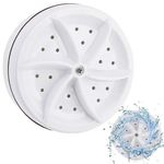 Hordozható fehér mini utazó rotoros mosógép fotó