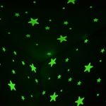 Gyerekszobába világító csillagok, foszforeszkáló 100db fotó
