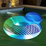 Swim Bright úszógumi beépített LED világítással, pohártartóval 1, 18 mx1, 17m fotó
