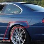 BMW 3 E46 Coupe / Cabrio 1999-2006 hátsó sárvédő javító ív bal / jobb méretpontos fotó