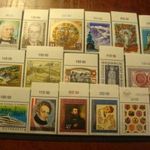 Ausztria 32 féle postatiszta** egyedi kiadás 1990 fotó