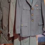 Kádár Vám-és Pénzügyőr százados és főhadnagy rendfokozattal zakók és kabátok képek szerint fotó