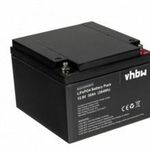VHBW akkumulátor/akku LiFePO4 30Ah 12.8V 384 Wh Lítium-vasfoszfát akkumulátor, lakóautókhoz fotó