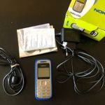 Nokia 1200 dobozában, töltővel - kék fotó