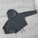 Matalan sötétszürke-mintás kapucnis pulóver 11 év - Hamarabb jó! fotó