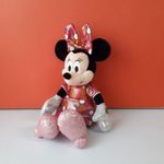 Eredeti Ty Disney Minnie Mouse Miki Egér barátnője Minnie Egér plüss kabala figura 40 cm-es EXTRA !! fotó