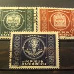 Ausztria pecsételt sor 1949 kat.ár 18 euro fotó