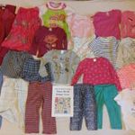 Gyermek lány 21 db-os ruhacsomag 3-4 év (98-104) használt és ÚJ ruhákkal fotó
