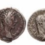 Római ezüst lot 4 db Titus denár, Marcus Aurelius denár, Severus Alexander denár Fine-VF fotó