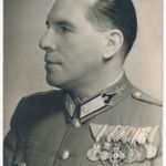 II. vh-s eredeti fotó, m. kir. honvéd orvos-őrnagy 1943 fotó