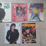 5 db magazin Popcorn Világ Ijfúsága + Kottafüzet - Michael Jackson címlap + cikkek fotó