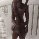 Afrikai fából faragott szobor eladó! fotó