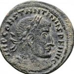 I Nagy Constantinus 306-337 Róma, Follis, Sol, Római Birodalom fotó